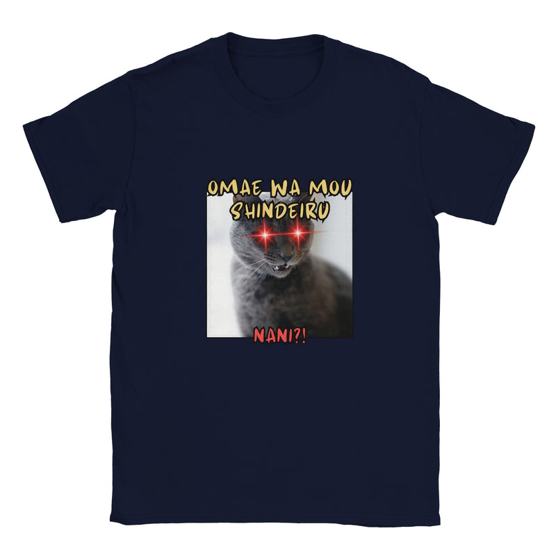 Camiseta unisex estampado de gato "Nani?!" Michilandia | La tienda online de los amantes de gatos