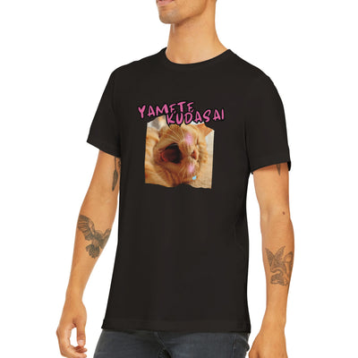 Camiseta unisex estampado de gato "Yamete Kitty" Michilandia | La tienda online de los amantes de gatos