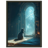 Póster Semibrillante de Gato "Viajero Estelar" Michilandia | La tienda online de los fans de gatos