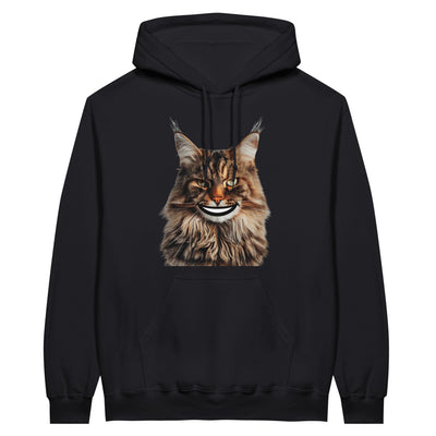 Sudadera con Capucha Unisex Estampado de Gato 