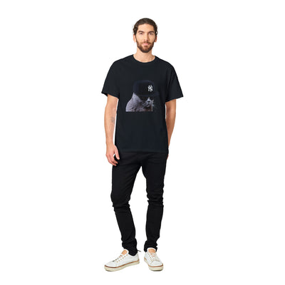 Camiseta Unisex Estampado de Gato "El Swag" Michilandia | La tienda online de los fans de gatos