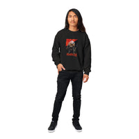 Sudadera Unisex Estampado de Gato "Miaunarchy Biker" Michilandia