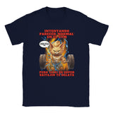 Camiseta unisex estampado de gato "Levantamiento Saiyajin" Michilandia | La tienda online de los fans de gatos