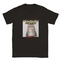 Camiseta unisex estampado de gato 