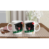 Taza Blanca con Impresión de Gato "Bakayaro!" Michilandia | La tienda online de los amantes de gatos