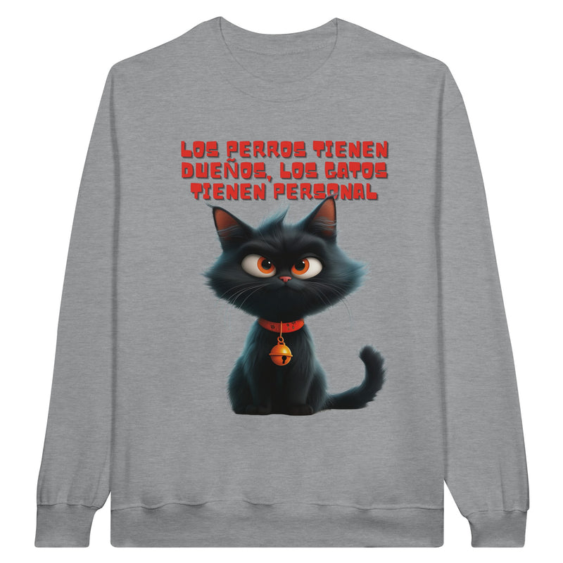 Sudadera Unisex Estampado de Gato "Personal Felino" Michilandia | La tienda online de los fans de gatos