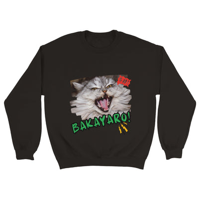 Sudadera unisex estampado de gato 