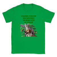 Camiseta júnior unisex estampado de gato "El Transporte Felino"
