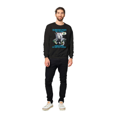 Sudadera Unisex Estampado de Gato "Ultima?" Michilandia | La tienda online de los amantes de gatos