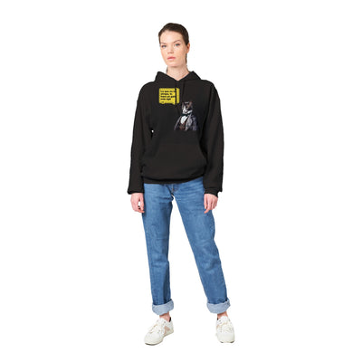 Sudadera con Capucha Unisex Estampado de Gato "Friedrich Michi Nietzsche" Michilandia | La tienda online de los amantes de gatos