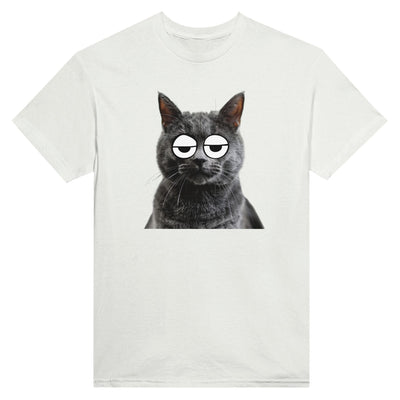 Camiseta Unisex Estampado de Gato "Somnoliento Chartreux" Michilandia