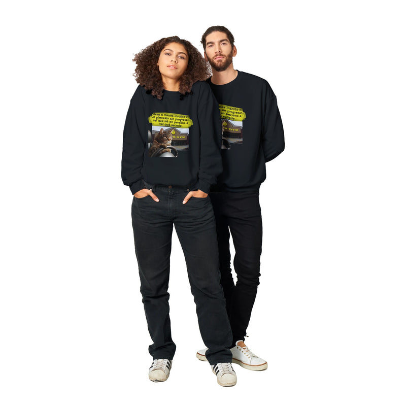 Sudadera Unisex Estampado de Gato "Miau Fit" Michilandia | La tienda online de los fans de gatos