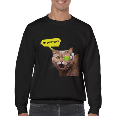 Sudadera Unisex Estampado de Gato "9000 Miaus" Michilandia