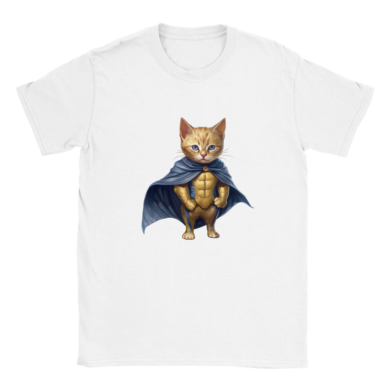 Camiseta unisex estampado de gato "Fluffy Sentry" Gelato