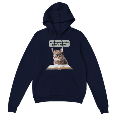 Sudadera con capucha unisex estampado de gato "Karen la mascota" Gelato