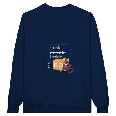 Sudadera Unisex Estampado de Gato "Innovación Gatuna" Michilandia | La tienda online de los fans de gatos