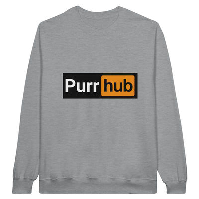 Sudadera Unisex Estampado de Gato "Purr Hub" Michilandia | La tienda online de los fans de gatos