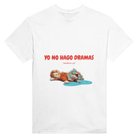 Camiseta Unisex Estampado de Gato "Drama Queen" Michilandia
