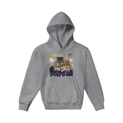 Sudadera con capucha júnior estampado de gato "Meme Urusai!" Michilandia | La tienda online de los amantes de gatos