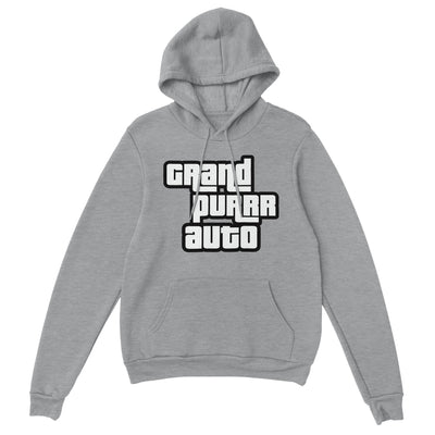 Sudadera con Capucha Unisex Estampado de Gato "Grand Purrr Auto" Michilandia | La tienda online de los fans de gatos