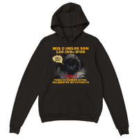 Sudadera con capucha unisex estampado de gato 