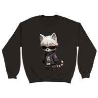 Sudadera unisex estampado de gato 