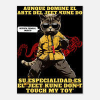 Lienzo de gato "Bruce Meow" Michilandia | La tienda online de los amantes de gatos