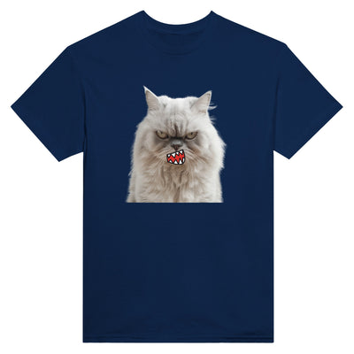 Camiseta Unisex Estampado de Gato "Miau de Rabia" Michilandia