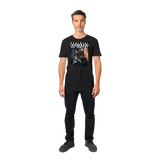 Camiseta unisex estampado de gato "Michi Rockero" Gelato