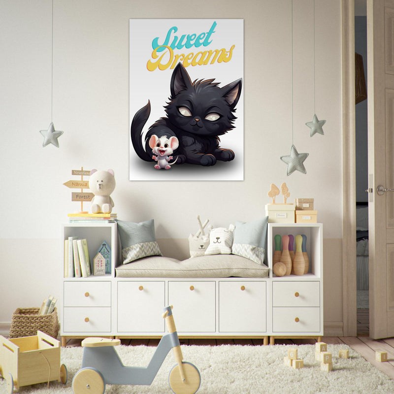 Póster de gato "Sweet Dreams" Gelato