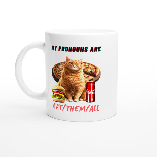 Taza con Impresión de Gato "Eat Them All"