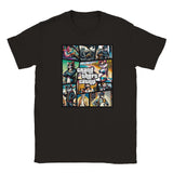 Camiseta Junior Unisex Estampado de Gato "Grand Theft Catnip" Michilandia | La tienda online de los fans de gatos
