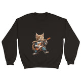 Sudadera Unisex Estampado de Gato "Saiyajin Rockstar" Michilandia | La tienda online de los fans de gatos