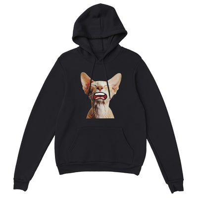 Sudadera con Capucha Unisex Estampado de Gato "Sphynx Somnoliento" Michilandia