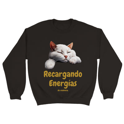 Sudadera unisex estampado de gato 