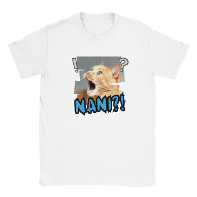 Camiseta Junior Unisex Estampado de Gato 