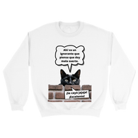 Sudadera unisex estampado de gato "Bad Luck" Gelato