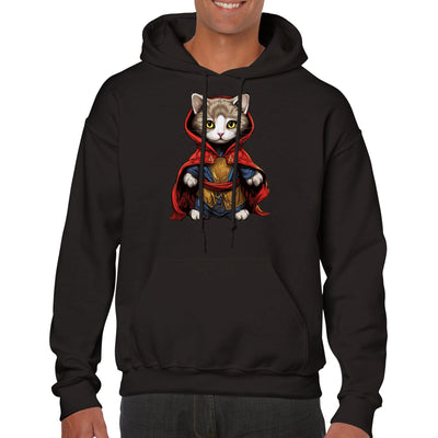 Sudadera con capucha unisex estampado de gato "Michi Strange" Gelato