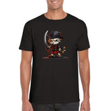 Camiseta unisex estampado de gato "Michi de tus Pesadillas" Gelato