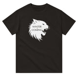 Camiseta Unisex Estampado de Gato "Nieve y Garra" Michilandia | La tienda online de los fans de gatos