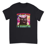 Camiseta Unisex Estampado de Gato "Momento de Distancia" Michilandia