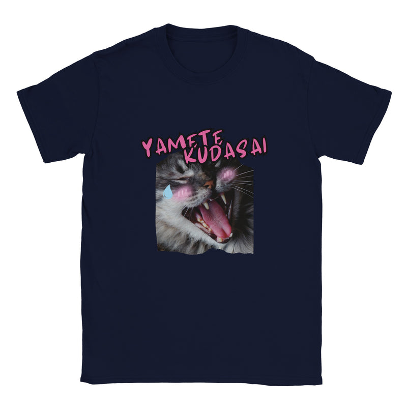 Camiseta unisex estampado de gato "Sonrojo Neko" Michilandia | La tienda online de los amantes de gatos