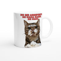 Taza Blanca con Impresión de Gato "Dulce Travieso" Michilandia | La tienda online de los fans de gatos