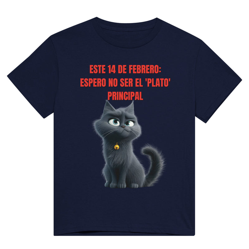 Camiseta Unisex Estampado de Gato "Amor Indirecto" Michilandia | La tienda online de los fans de gatos