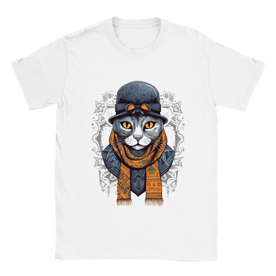 Camiseta unisex estampado de gato "Fashion michi" Gelato