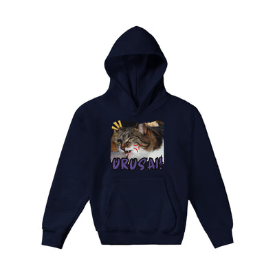 Sudadera con capucha júnior estampado de gato "Urusai!" Michilandia | La tienda online de los amantes de gatos