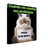 Lienzo de gato "Desinterés Felino" Michilandia | La tienda online de los fans de gatos