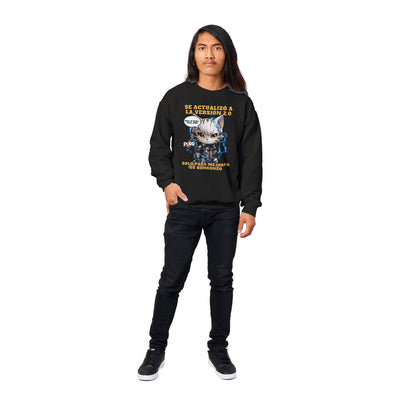 Sudadera unisex estampado de gato "Cyborg Kitty" Michilandia | La tienda online de los amantes de gatos