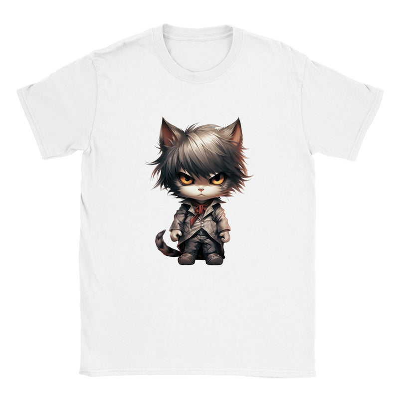 Camiseta unisex estampado de gato "Light Catgami" Michilandia | La tienda online de los amantes de gatos