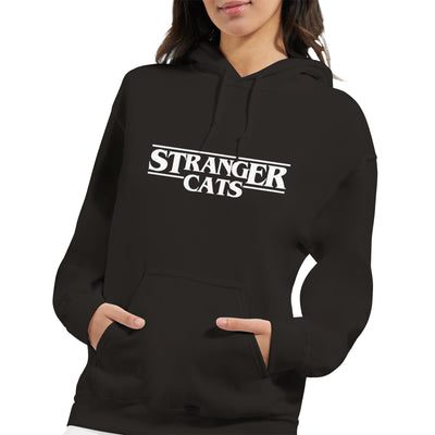 Sudadera con Capucha Unisex Estampado de Gato "Misterios Felinos" Michilandia | La tienda online de los fans de gatos